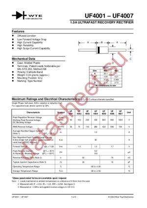 UF4007-T3 datasheet  