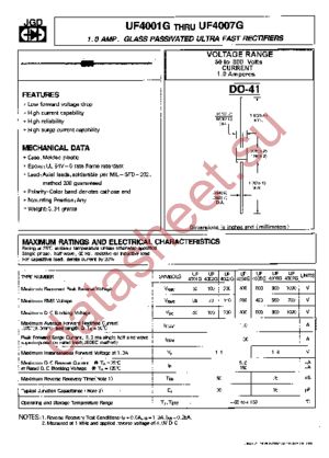 UF4005G datasheet  