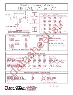 UFT7140 datasheet  