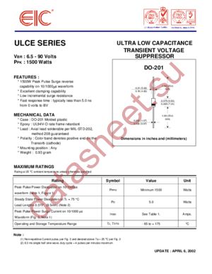 ULCE90 datasheet  