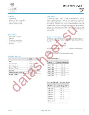 UM2S1015 datasheet  