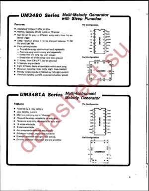 UM3481A datasheet  
