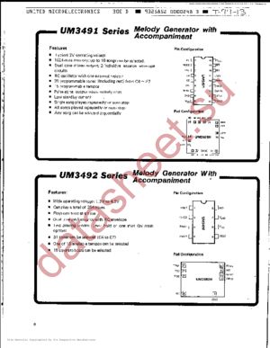UM3491-SERIES datasheet  