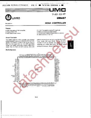 UM487 datasheet  