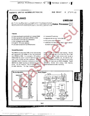 UM5100 datasheet  