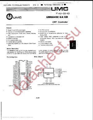 UM6845R datasheet  