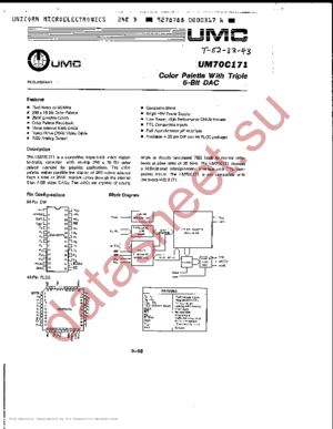UM70C171 datasheet  