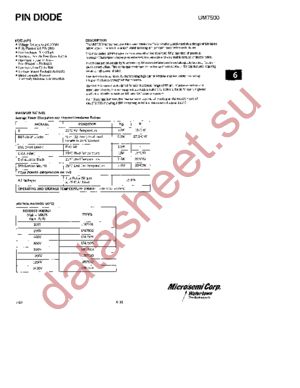 UM7500 datasheet  