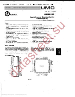 UM8250B datasheet  