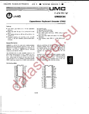 UM82C01 datasheet  