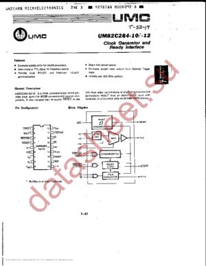 UM82C288 datasheet  