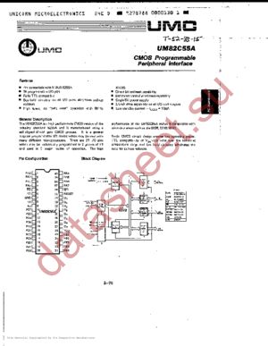 UM82C55A datasheet  