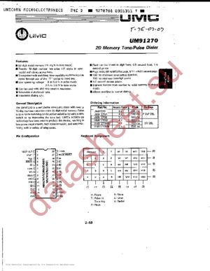 UM91270AM datasheet  