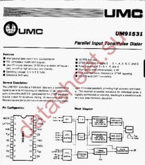 UM91531 datasheet  