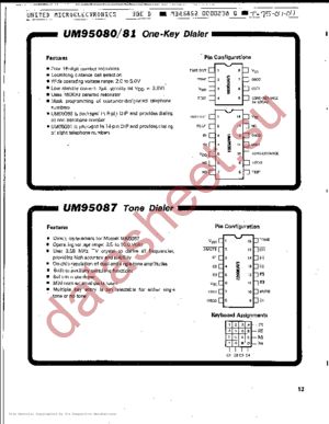 UM95080 datasheet  