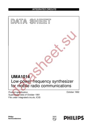UMA1014 datasheet  
